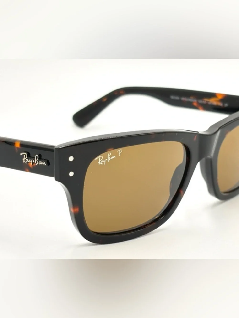 Ray-Ban Tortoiseshell Frame Sunglasses with Brown Polarized Lenses RB2283 992/57